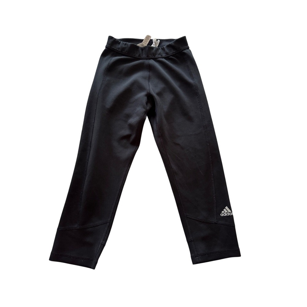 Adidas Black Cropped Compression Training Leggings Women's XS